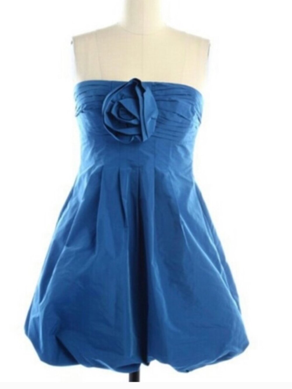 Beautiful BCBG MaxAzria blue bubble-hem dress, NWT. Size 2